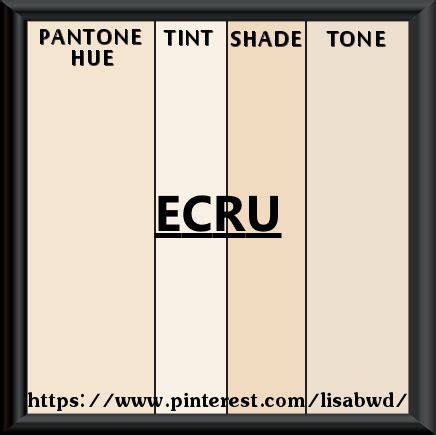 If you need a specific shade of beige, here are some of the different shades below. PANTONE SEASONAL COLOR SWATCH ECRU | Pantone, Color ...