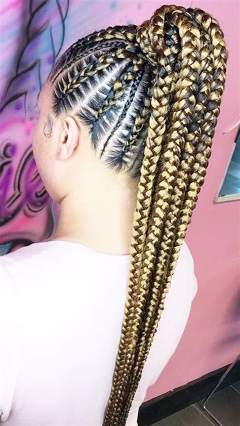 Regardless of whether you are rocking an awesome protective style or have your hair hanging loose down your shoulders, there's an awesome braided style (or three) to take your summer style up several notches. Braided Ponytail Hairstyles for Black Hair | New Natural ...