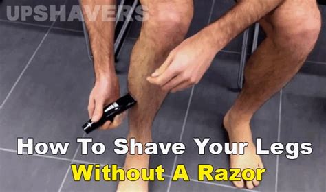 To avoid this mess, you have to pull the skin upwards; How To Shave Your Legs At Home Without A Razor | Shaving ...