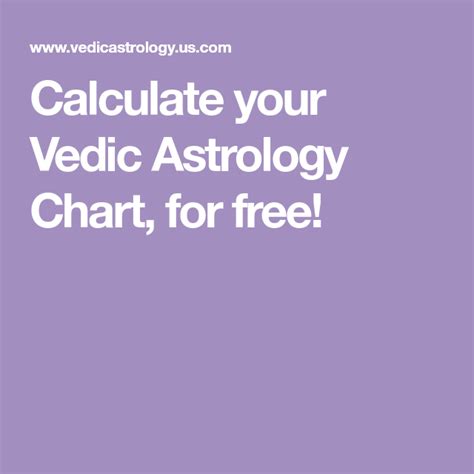 It may be noted from the list above that each house shows many matters. Calculate your Vedic Astrology Chart, for free! | Vedic ...