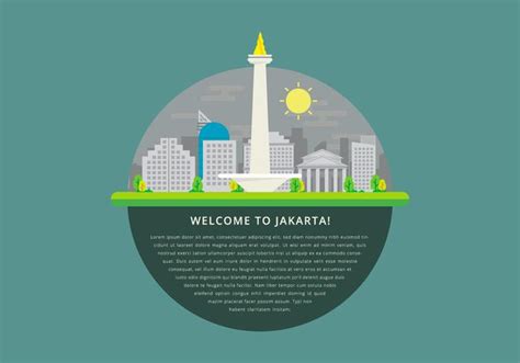 Downloading dki jakarta logo you agree to abide to our terms of use. Monas Jakarta Illustration 128383 Vector Art at Vecteezy