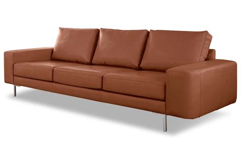 Elegantes 3er sofa petit beauté 180cm smaragdgrün samt schlafsofa. Stolmar Leder 3er-Sofa Lexgaard - Mokka | Sofas zum halben ...