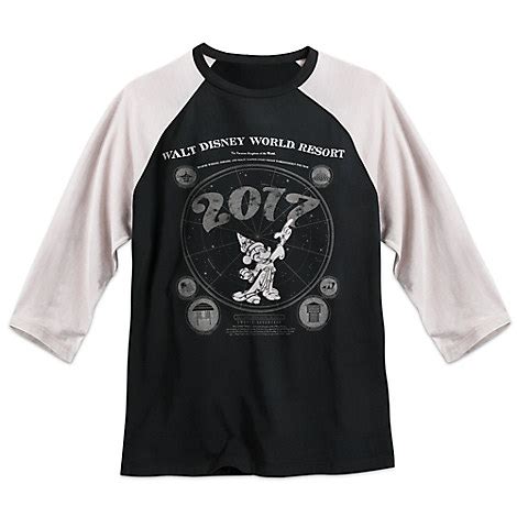 Mickey jul tee shirt black category: Disney Adult Shirt - 2017 Sorcerer Mickey Mouse Raglan Tee