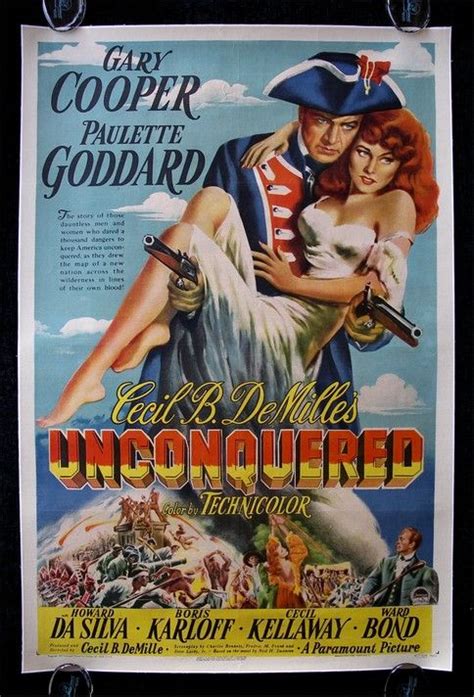 From the 1930s to the 1950s, he was one of related: Unconquered" - Gary Cooper and Paulette Goddard | Old movie posters