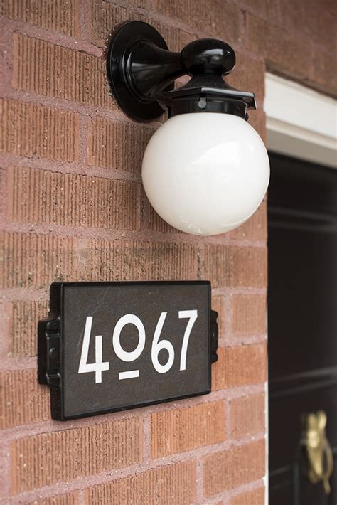 Check out our spelled out script house numbers (aka written out cursive house numbers and house numbers that are. How to Choose House Numbers - Room for Tuesday