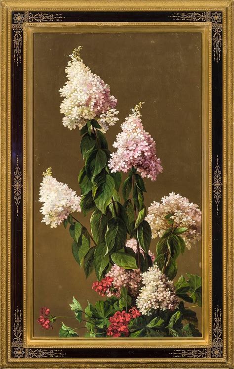 Flowers for the sick paintings. John Ross Key - Hydrangeas and Other Garden Flowers ...