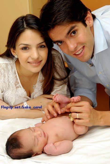 Maybe you would like to learn more about one of these? Kaká and girlfriend and wife, Caroline Celico, photo with their son | Ricardo kaka, Real madrid ...