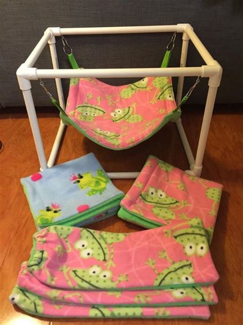 These took me less than ten minutes to make 1) a curtain 2) 5 things your guinea pigs will love, this is the first part of a guide to guinea pig happiness :) ↓↓↓little adventures shop. Hammock stands are approximately 20x14 and hammocks are ...