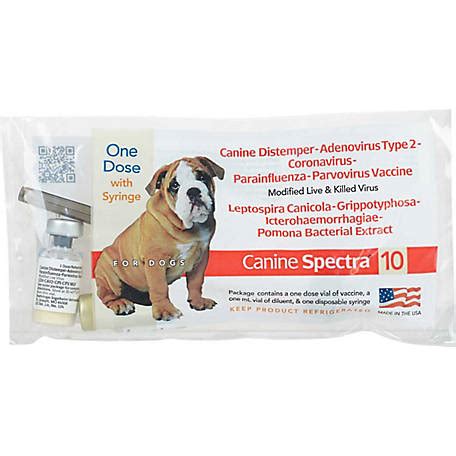 Directions on giving your puppies a shot. Durvet Canine Spectra 10, 1 Dose with Syringe, 52033 at ...