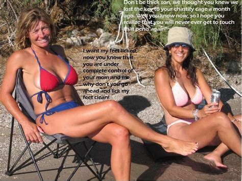 Busty cfnm milf smoking german dirty talk. Femdom Mom Feet Chastity Captions - chastity captions