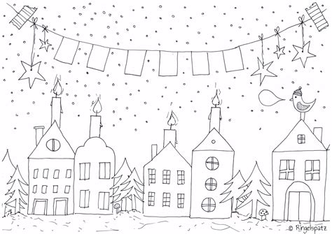 Die vorlage geburtstagskalender zum ausdrucken ist perfekt um alle geburtstage und jahrestage übersichtlich auf einem blatt zu haben. Malvorlage / Ausmalbild "Warten auf Weihnachten" / coloring sheet http://ringelspatz.blogspot.de ...