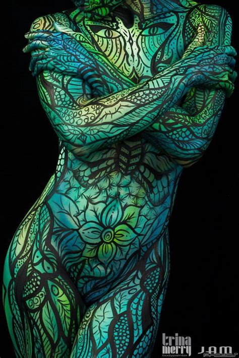 Search, discover and share your favorite body paint gifs. est100 一些攝影(some photos): Trina Merry, body paint art. 人體彩繪藝術