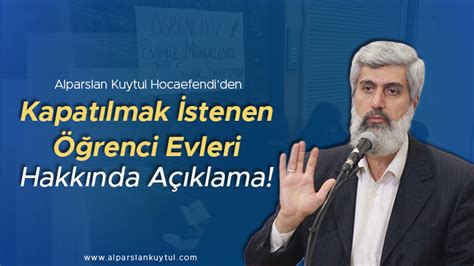 Kuytul, üçü tutuklu 45 sanıkla birlikte arasında örgüt suçlamasının da bulunduğu suçlamalar nedeniyle üç yıldan 21 yıla. Alparslan Kuytul Hocaefendi'den Kapatılmak İstenen Öğrenci ...