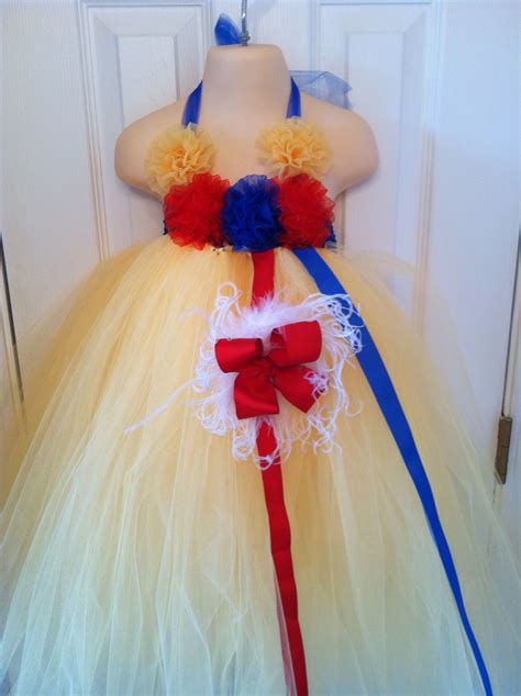 Every year about this time i wander into costco with my daughter and she catches sight of the racks of princess dresses, and i know what the. Snow White costume | Snow white costume, Flower girl dresses, Diy halloween costume