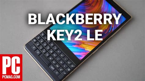 A slim, sculpted smartphone with a physical keyboard and advanced privacy features. BlackBerry Key2 LE Review - YouTube