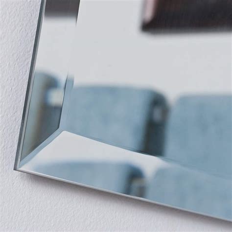 Check out our 1 beveled mirror selection for the very best in unique or custom, handmade pieces from our shops. Frameless Square 23 1/2" x 31 1/2" Beveled Wall Mirror ...