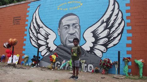 Photos show the mural in toledo, ohio—which was painted following floyd's death last. George Floyd Mural in Houston 3rd Ward - YouTube