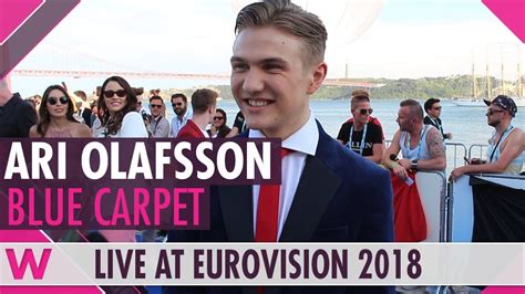 Ari ólafsson (iceland) eurovision in concert interview. Ari Ólafsson (Iceland) @ Eurovision 2018 Red / Blue Carpet Opening Ceremony - YouTube