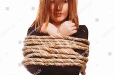 tied bound rope prisoner girl slavery bondage woman hands hostage female shutterstock stock search