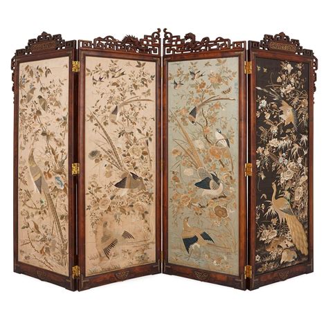 Alibaba.com offers 15,838 silk screen panel products. Embroidered silk and rosewood four panel screen | Chinese ...