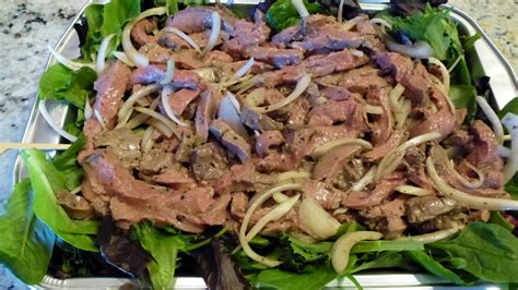 Beef tenderloin doesn't require much in the way of seasoning or spicing because the meat shines all by itself! Beef Tenderloin Salad - Centex Cooks