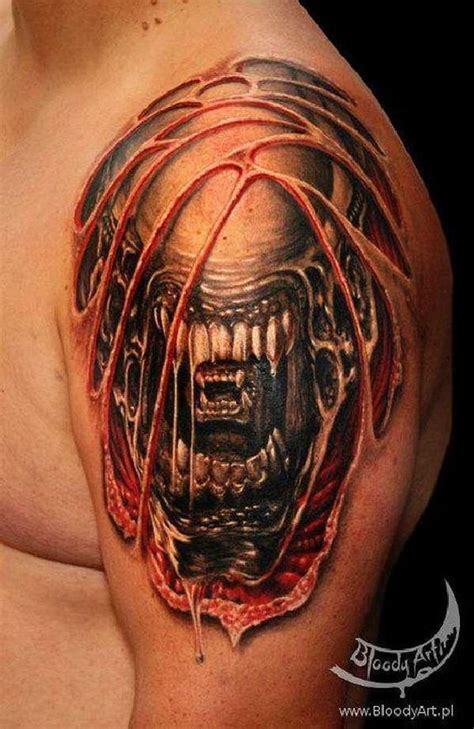 Xenomorph by roydante on deviantart. 17 best Xenomorph Tattoos images on Pinterest | Tattoo ...