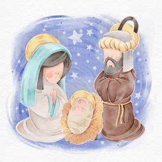 Basta instalar no seu aparelho e começar a desfrutar das belas canções natalinas oferecidas. Download Nativity Scene Concept In Watercolor for free | Native, Desenho de natal, Clipart de natal