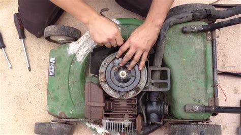 Troubleshoot your victa lawn mower issues. PushMowerRepair.com - Rewind Pull Start Victa Mower - YouTube