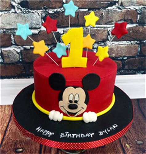 Mickey mouse ears 1st year cake topper customized acrylic cartoon cake toppers. Mickey mouse 1st cake | Kids Birthday Cakes | Mickey Mouse ...