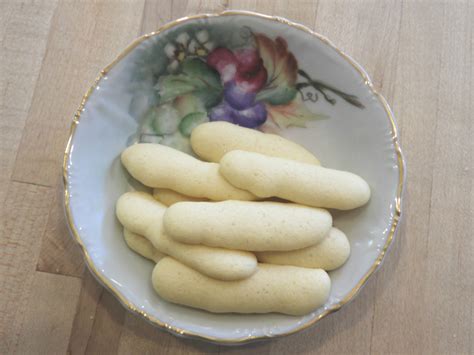 They also happen to be a delicious almond shortbread cookie! Lady Fingers Recipe : Basic Lady Fingers From The Culinary ...