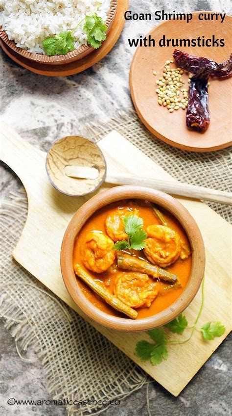 All about fish curry rice from goa. Goan Prawn Curry With Drumsticks | Recipe | Curry shrimp ...