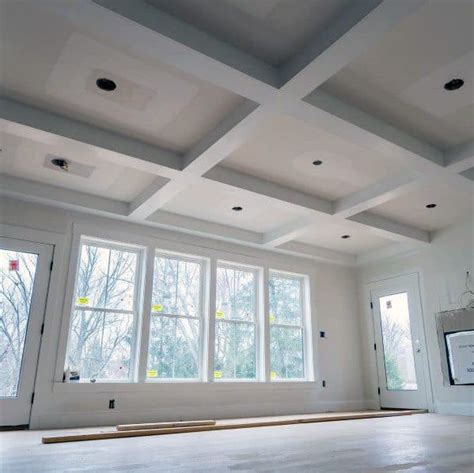 Easy installation keeps labor costs down. Top 50 Best Coffered Ceiling Ideas - Sunken Panel Designs