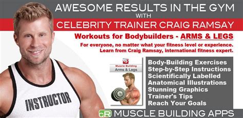 It combines a lot of things into a single you also get challenges, health tips, bodybuilding plans, and fat loss plans. Craig Ramsay, celebrity trainer | Workout apps, Celebrity ...