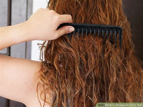 And if you're starting with thick or curly hair, you better believe a flat iron will be involved, too.) How to Straighten Curly Hair: 14 Steps (with Pictures ...