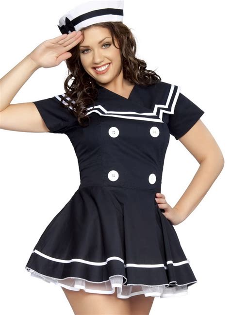 Greek & roman goddesses costumes. Plus Size Costume, Sailor Costume, Plus Size Pin Up Sailor ...