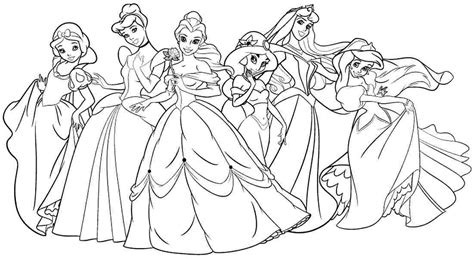 Print princess coloring pages for free and color our princess coloring! Coloring Pages For Disney Princesses - Coloring Home