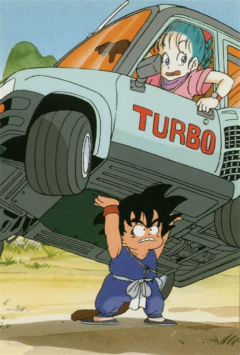 The young and very strong boy was on his own, but easily managed. Dragon Ball_1986_Postcard Set - 013 | Dragon Ball 1986 ...
