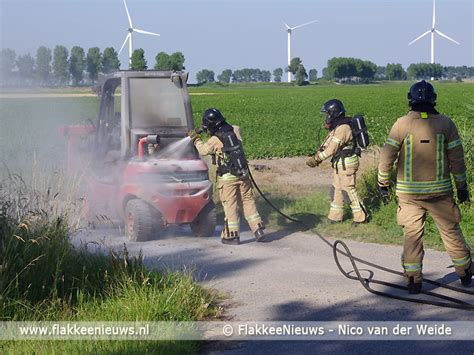 Weekendafsluitingen haringvlietbrug (a29) voor onderhoud aan het beweegbare deel van de brug. Heftruck uitgebrand | FlakkeeNieuws Goeree-Overflakkee