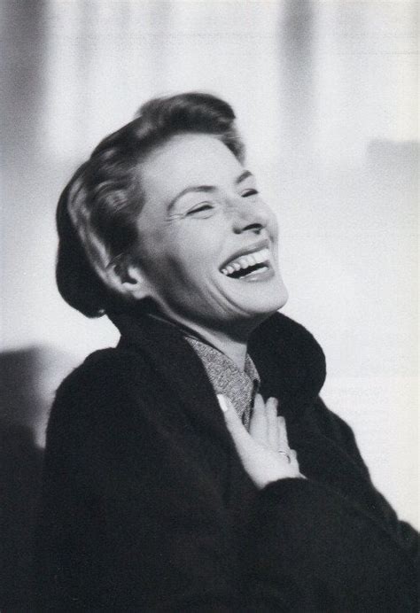 I post mostly about ingrid bergman my absolutely favorite actress and i hope you enjoy your visit. Ingrid Bergman laughing. 1948 : OldSchoolCool
