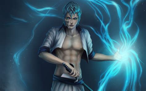 Elemental anime boy with lightning powers. Grimmjow Jaegerjaquez 3 Wallpapers | Your daily Anime ...