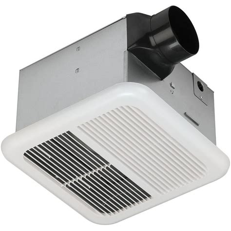 With regards to noise level, bathroom fans with light that have a sone rating of two and under run extremely quietly. Utilitech 1.2 Sones 110 CFM White Bathroom Fan ENERGY STAR ...