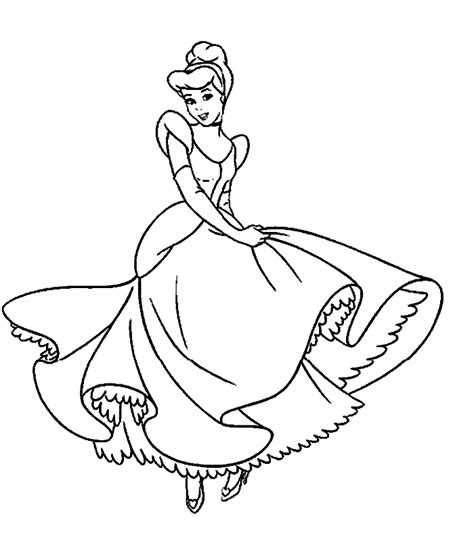 Cartoon Princess Coloring Pages - Cartoon Coloring Pages