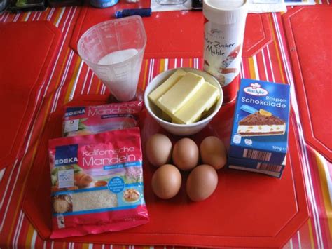 Zutaten für ein backblech (28 x 40 cm): Mandel Kuchen mit Schoko - Rezept mit Bild - kochbar.de