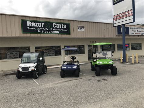 Think about florida and arizona, where the weather is warm where and riding around in a golf cart. Razor Golf Carts 5129 53rd Ave E, Bradenton, FL 34203 - YP.com
