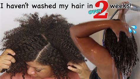 Don't wash your hair immediately after coloring. Wash Day AFTER a Protective Style 💦 Detox and Moisture ...