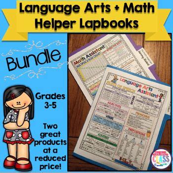 Bitmask value with the possible values math_errhandling can take. Reference Chart Lapbook Bundle: Math & ELA for Grades 3-5 ...