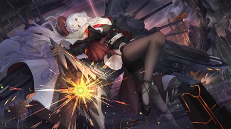 Azur lane wallpapers explore and download tons of high quality azur lane wallpapers all for free! Graf Zeppelin Azur Lane : animelegwear