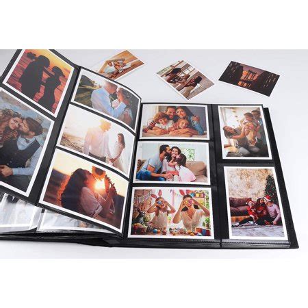 Maybe you would like to learn more about one of these? Picture Album Book for 600 4x6 Photos Button Grain Leather Cover Large Capacity Wedding Family ...