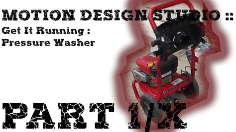 Air in that system causes cavitation. Get It Running : PRESSURE WASHER Model No. 580.752191 ...