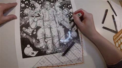 You will learn all about impasto medium, texture gel, texture paste and. POV Drawing: Inking a Comic Splash Page (TIMELAPSE) - YouTube
